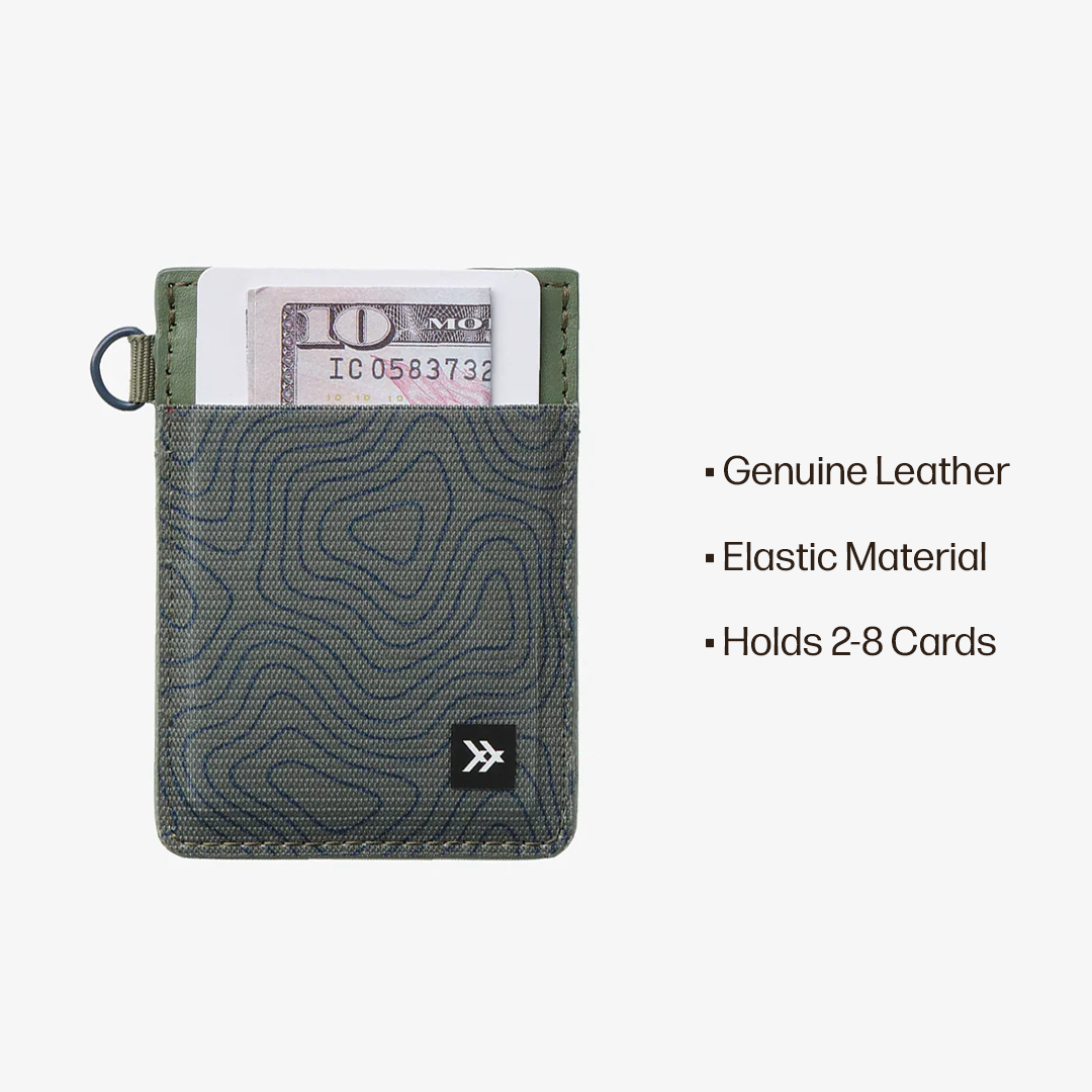 Vertical Leather Wallet Everyday Carry Set - Topo - Thread®