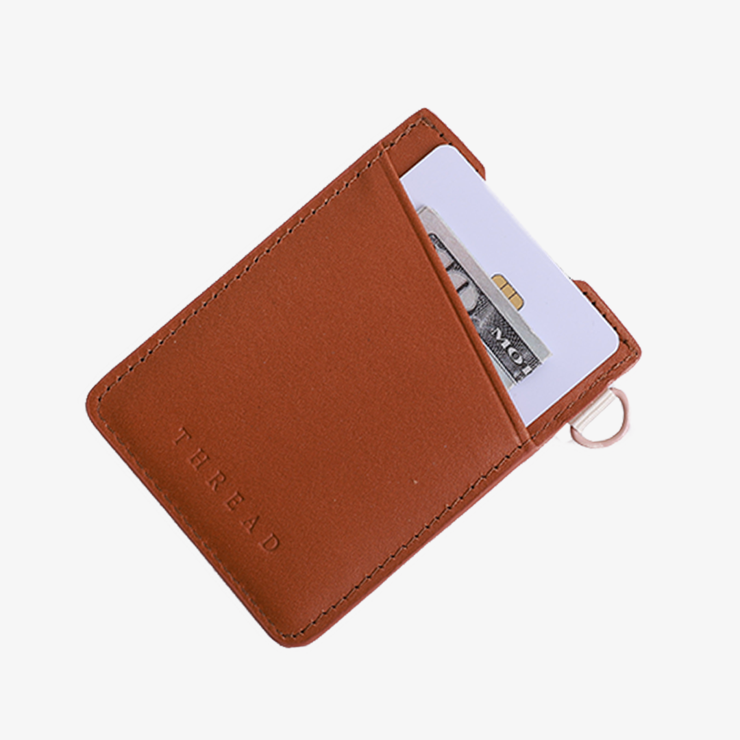Vertical Leather Wallet - Daisy - Thread®