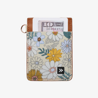 Vertical Leather Wallet - Blossom - Thread®