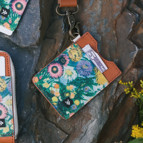 Vertical Leather Wallet - Claudia - Thread®