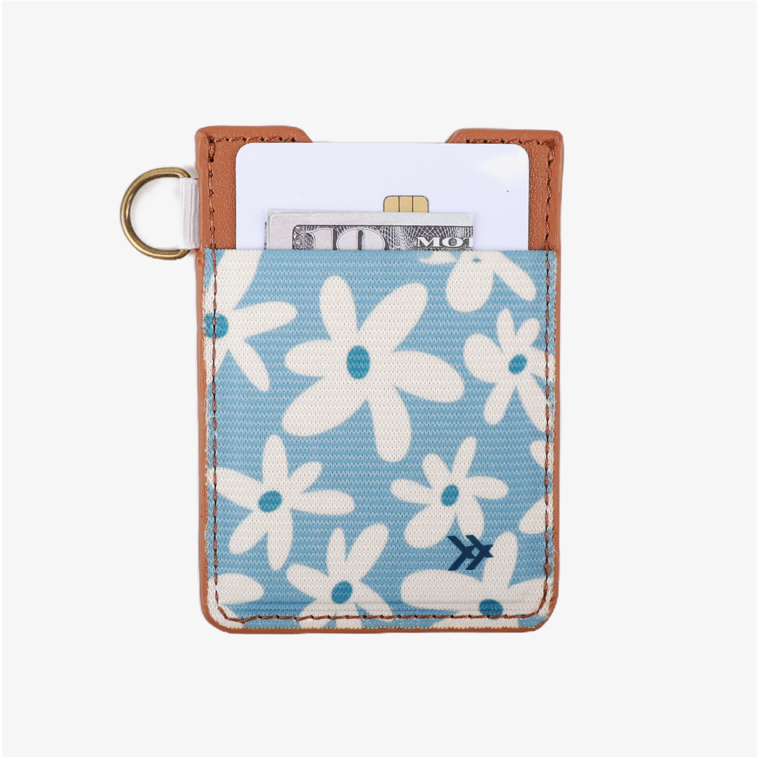 Vertical Leather Wallet - Fleur - Thread®
