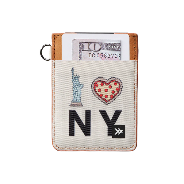 New York - Vertical Leather Wallet