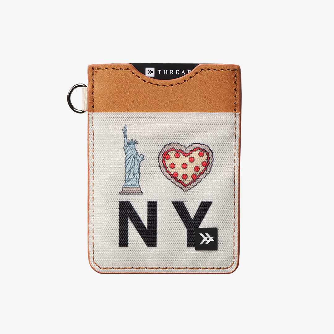 Vertical Leather Wallet - New York - Thread®
