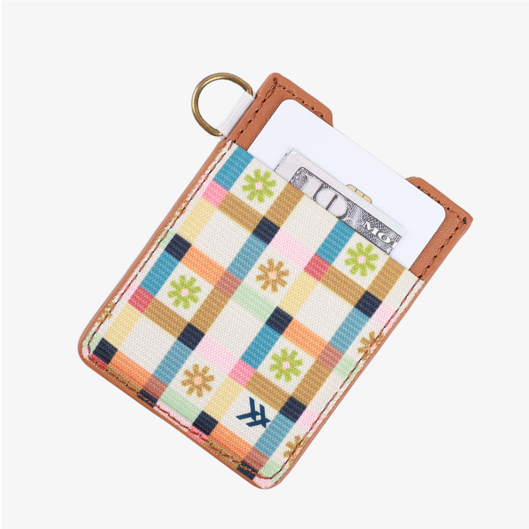 Vertical Leather Wallet - Picnic - Thread®