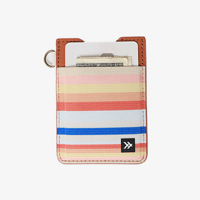 Renae Peach - Vertical Leather Wallet