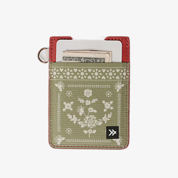 Sawyer Olive - Vertical Leather Wallet