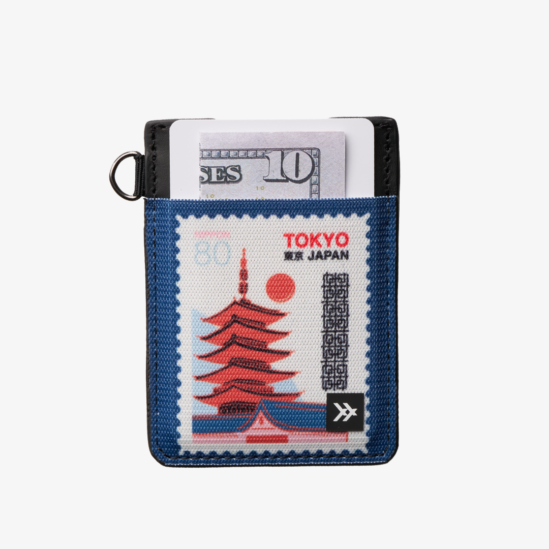 Vertical Leather Wallet - Tokyo - Thread®