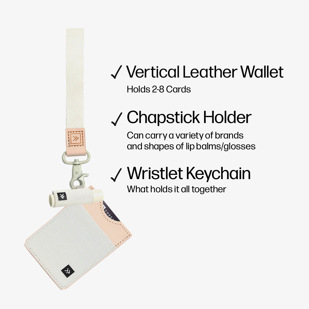 Vertical Leather Wallet Trifecta Bundle - Off White - Thread®