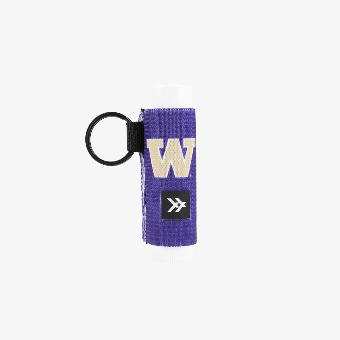 Chapstick Holder Keychain - University of Washington Purple - Thread®
