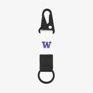 University of Washington White - Keychain Clip