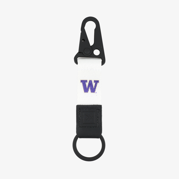 University of Washington White - Keychain Clip