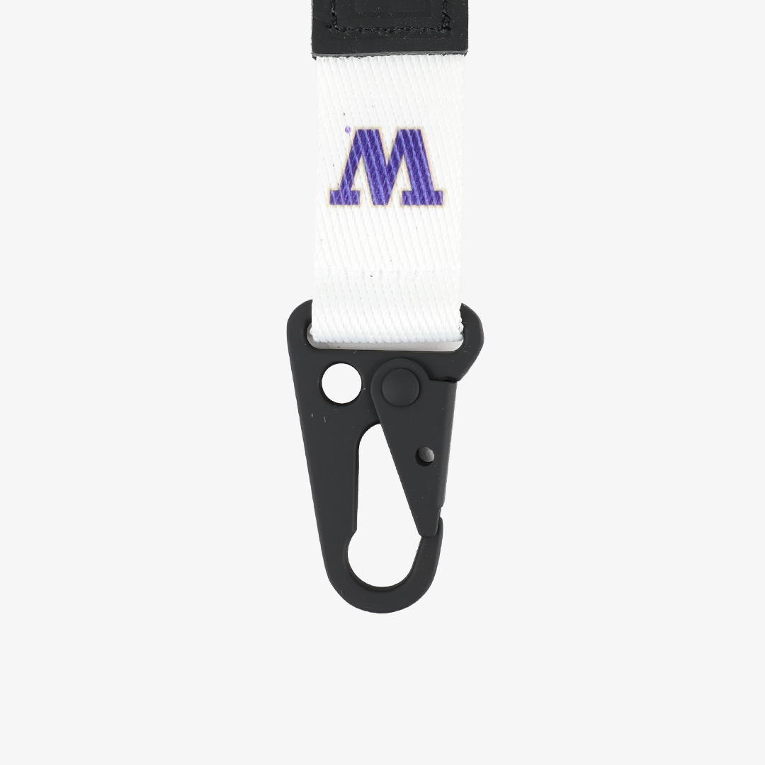 University of Washington White - Keychain Clip