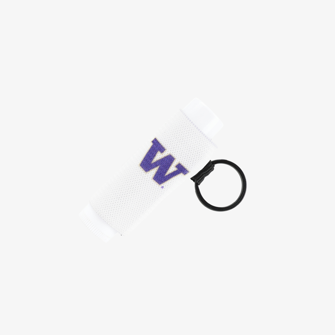 Chapstick Holder Keychain - University of Washington White - Thread®