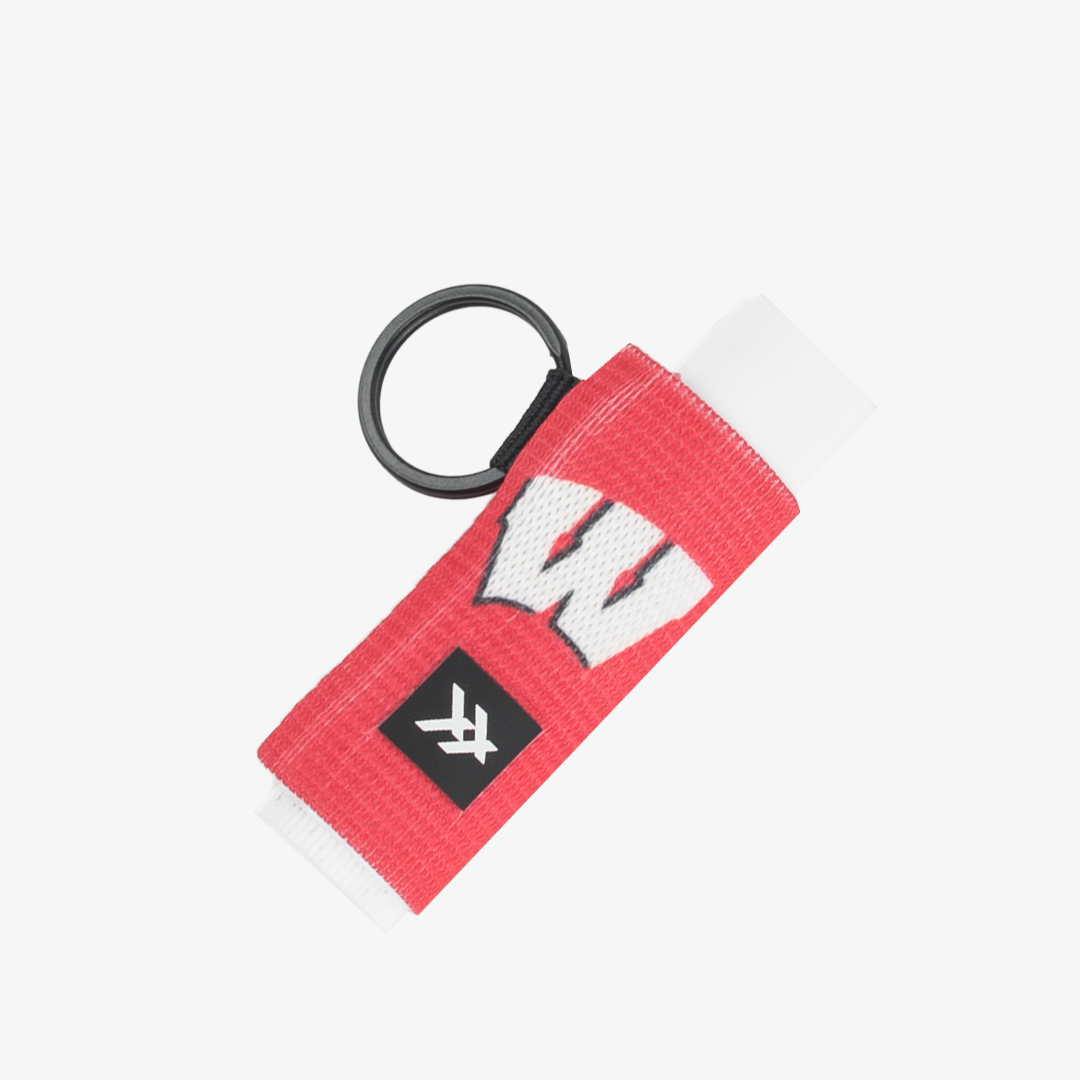 Chapstick Holder Keychain - Wisconsin Red - Thread®