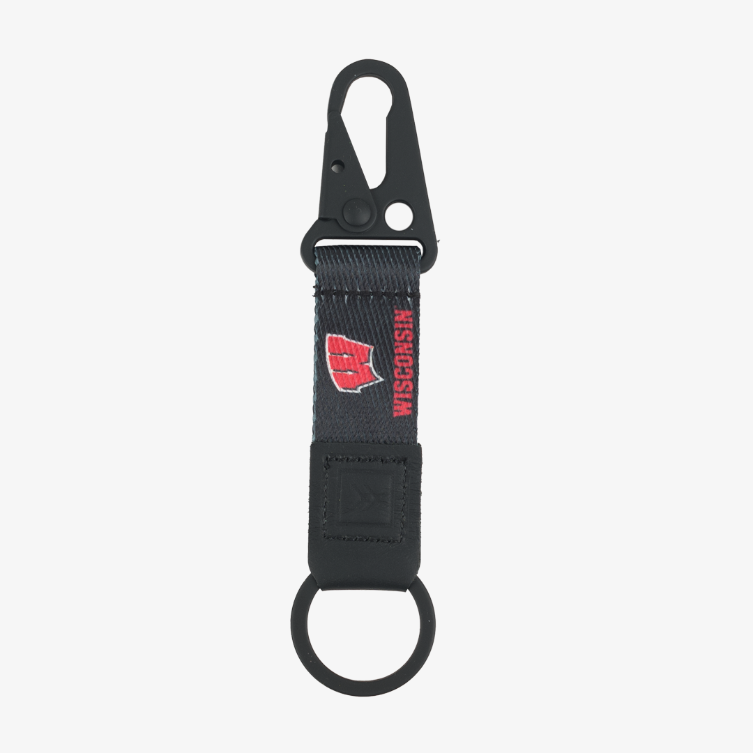 Keychain Clip - Wisconsin Black - Thread®