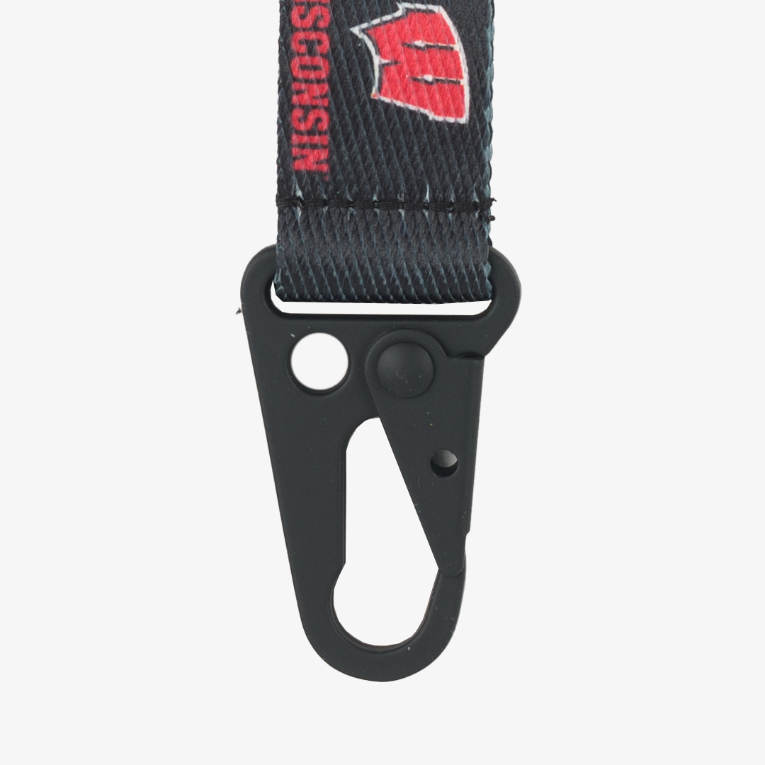 Keychain Clip - Wisconsin Black - Thread®