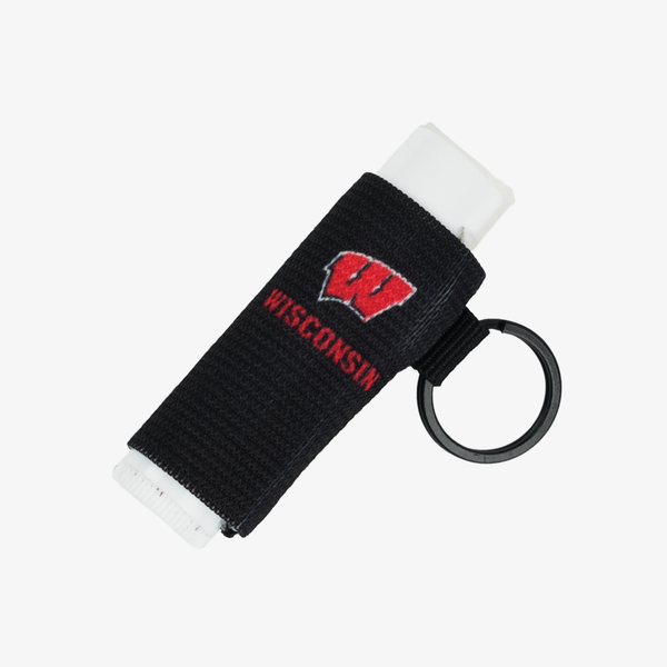 Chapstick Holder Keychain - Wisconsin Black - Thread®