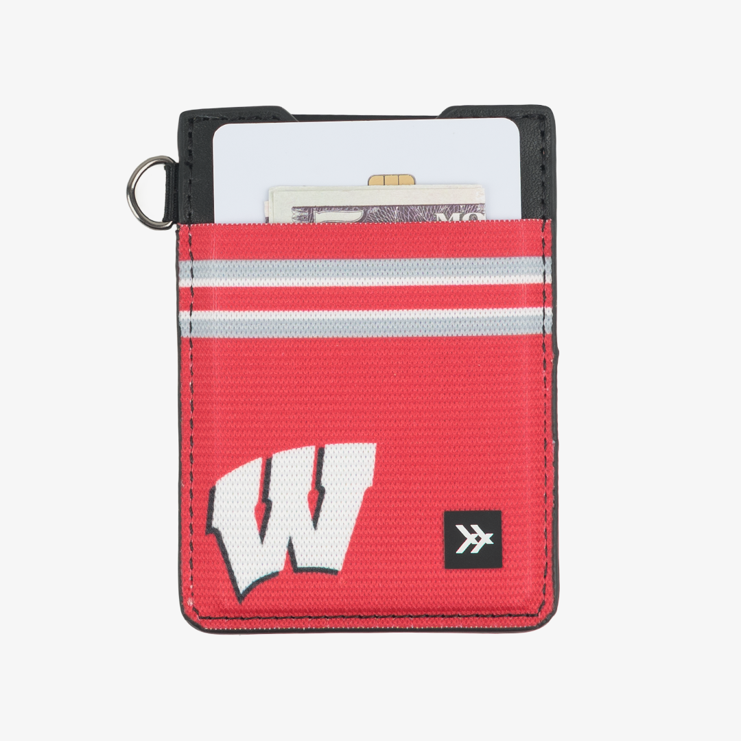 Wisconsin Red - Vertical Leather Wallet
