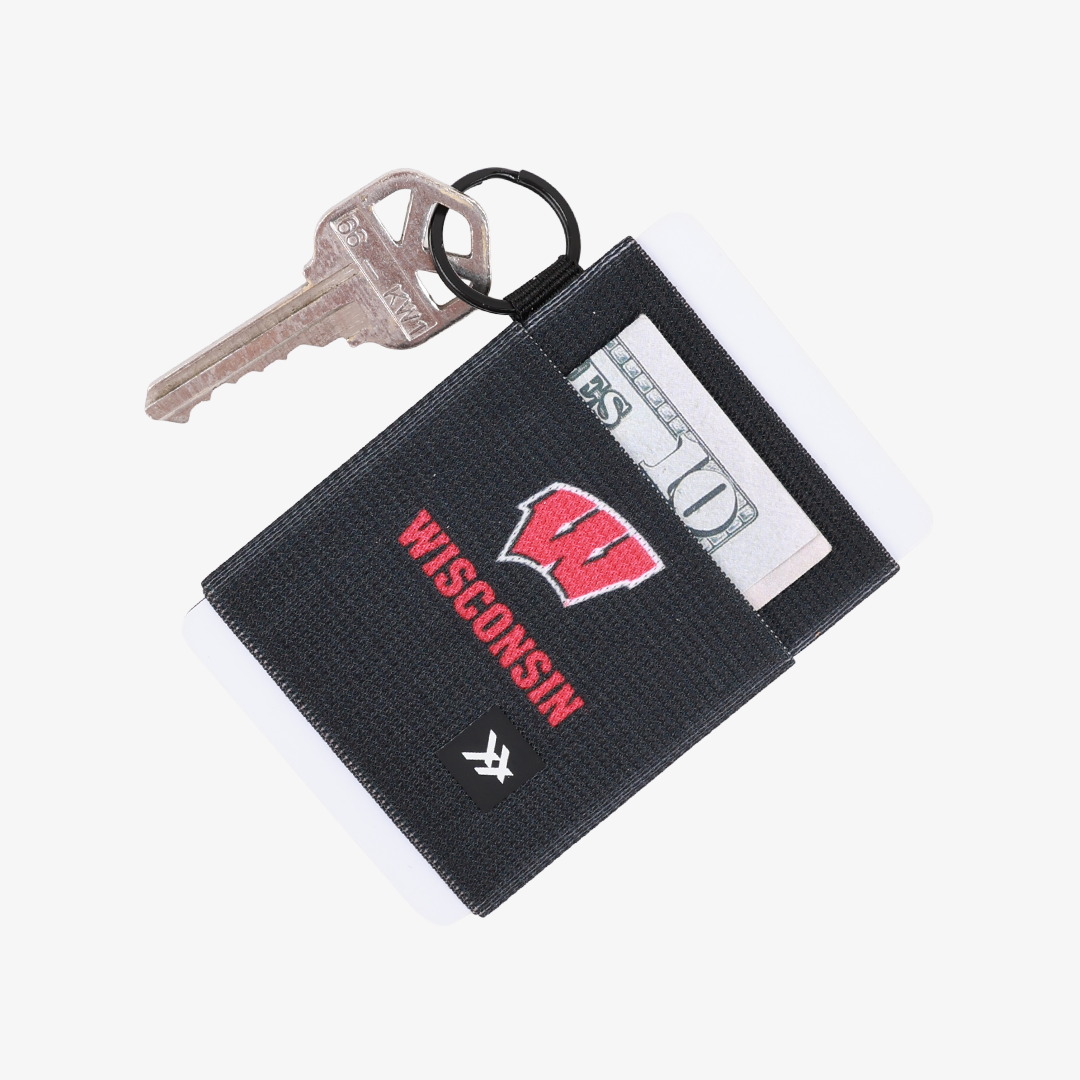 Elastic Wallet - Wisconsin Black - Thread®
