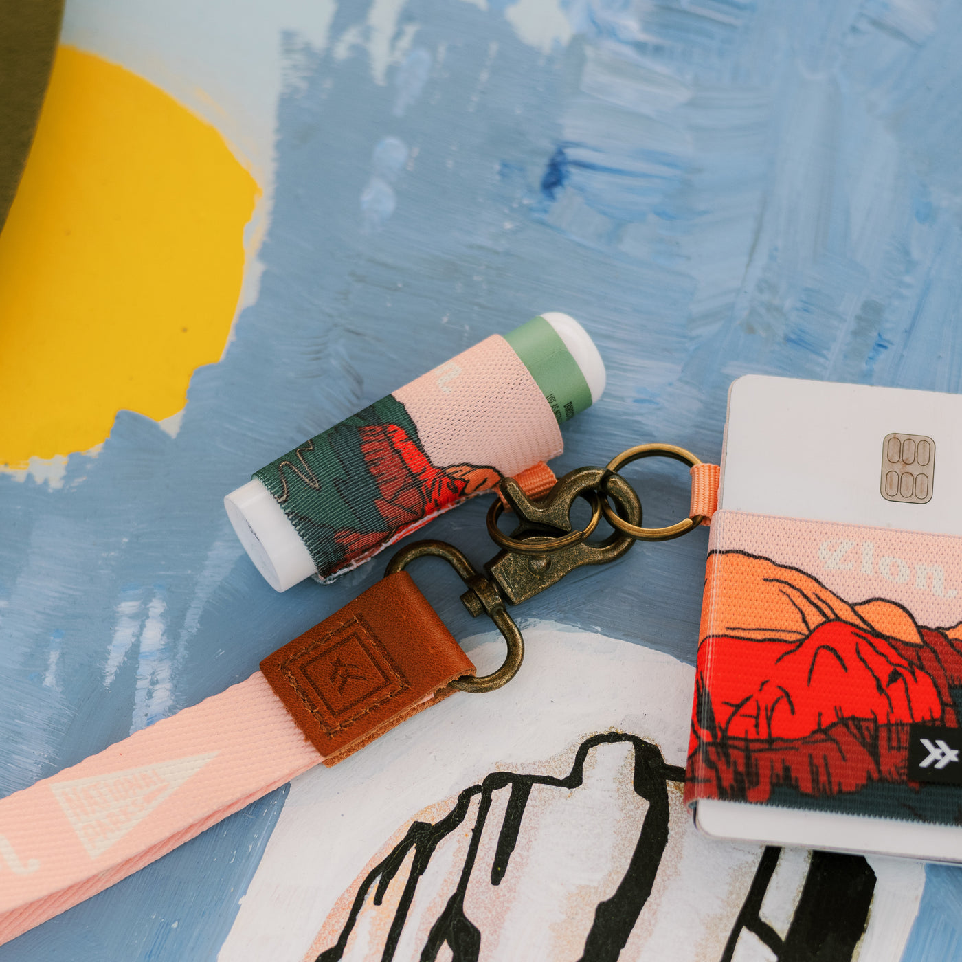 Zion Lip Balm Holder Convenient Secure Elastic Thread