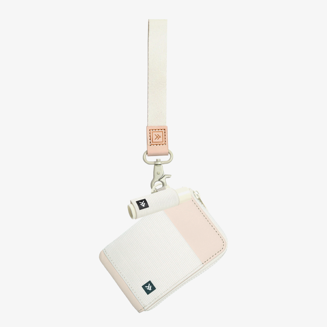 Leather Zip Wallet Everyday Carry Set - Off White - Thread®