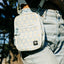 Light blue floral crossbody bag