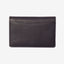 Floral black leather bifold wallet