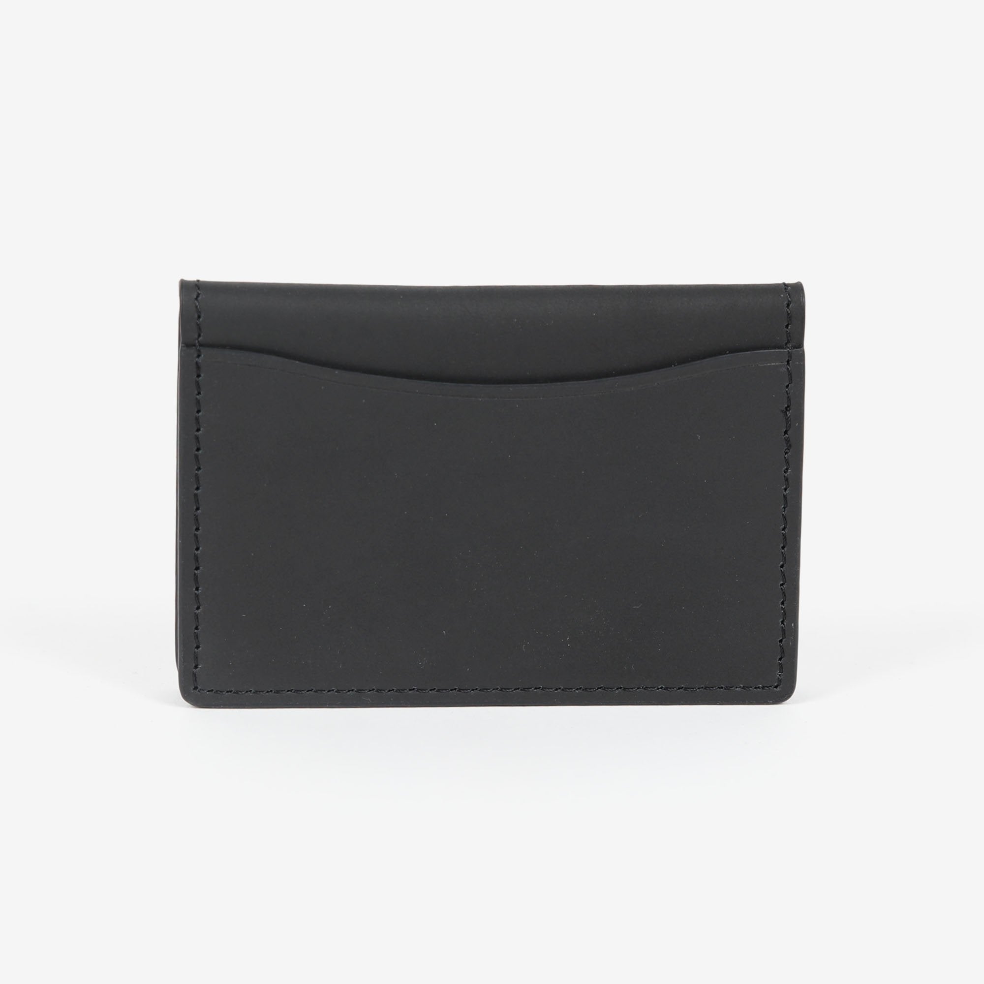 thumbnail image 2 of Leather Bifold Wallet With Nylon Interior And Coin Pocket - Black 2 of 14