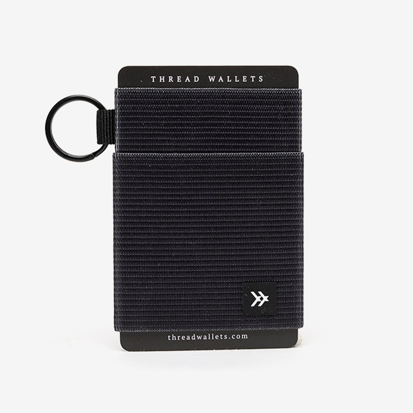 Black | Elastic Wallet | Minimalist & Secure | Thread® · Thread®