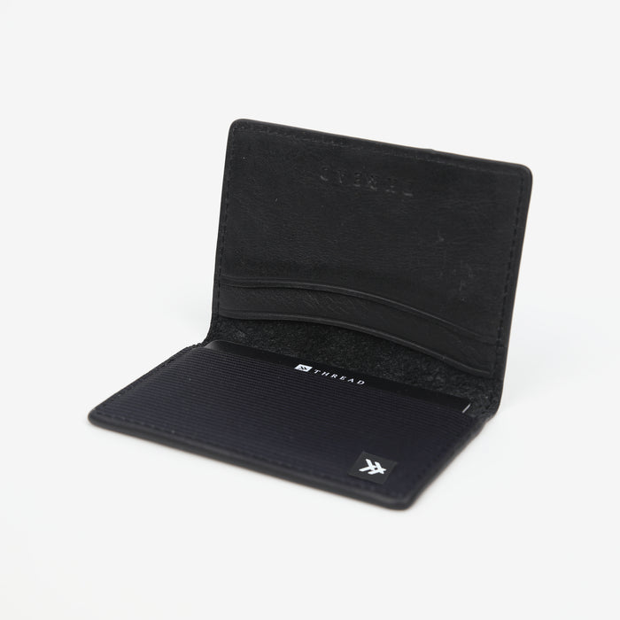 Black bifold wallet