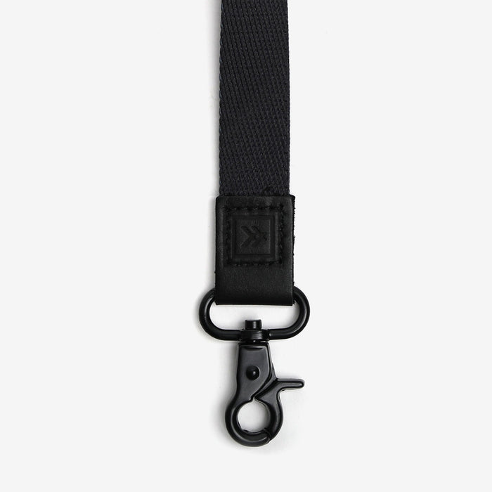 Black wrist lanyard