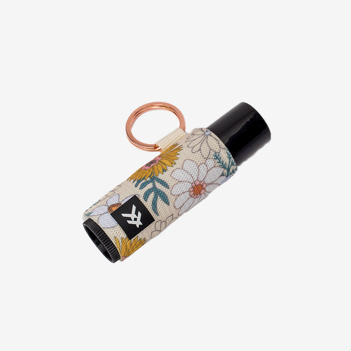 Cream and gold floral lip balm holder