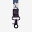 Navy and cream grunge wrist lanyard