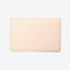 Blue floral white leather bifold wallet