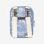Blue floral crossbody bag