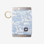 Blue floral elastic wallet