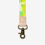 Chartreuse and green neck lanyard