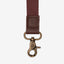 Chocolate colored neck lanyard