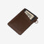 Chocolate colored vertical wallet