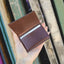 Chocolate colored bifold wallet