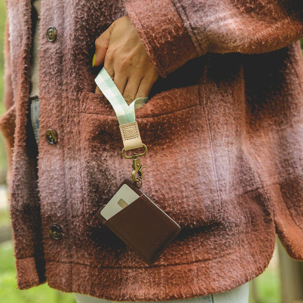 Vertical Leather Wallet - Chocolate - Thread®