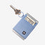 Blue elastic wallet