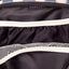 Navy and cream checker fanny pack with black trims