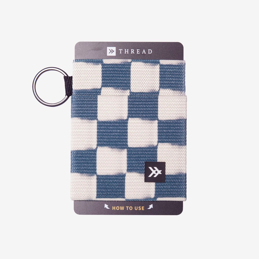 Elastic Wallet - Faded Check - Thread®