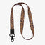Leopard print neck lanyard