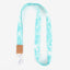 Blue cloud print neck lanyard