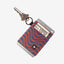 Psychedelic red elastic wallet