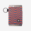 Psychedelic red elastic wallet
