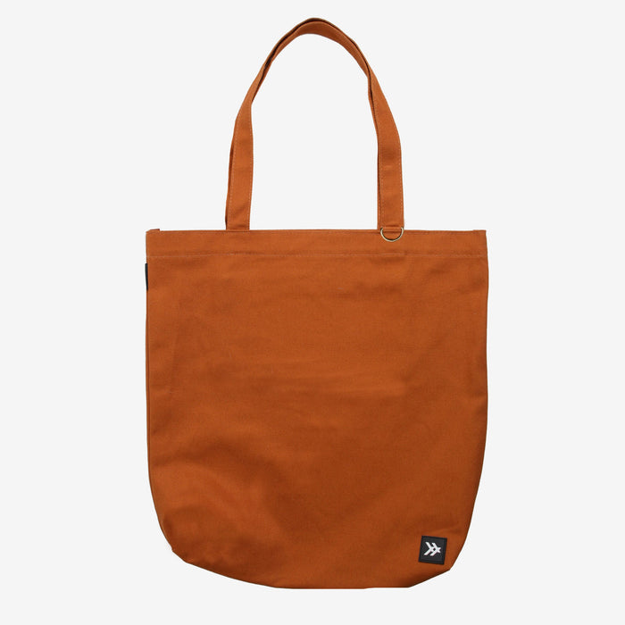 Dark orange tote bag