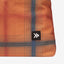 Orange plaid tote bag